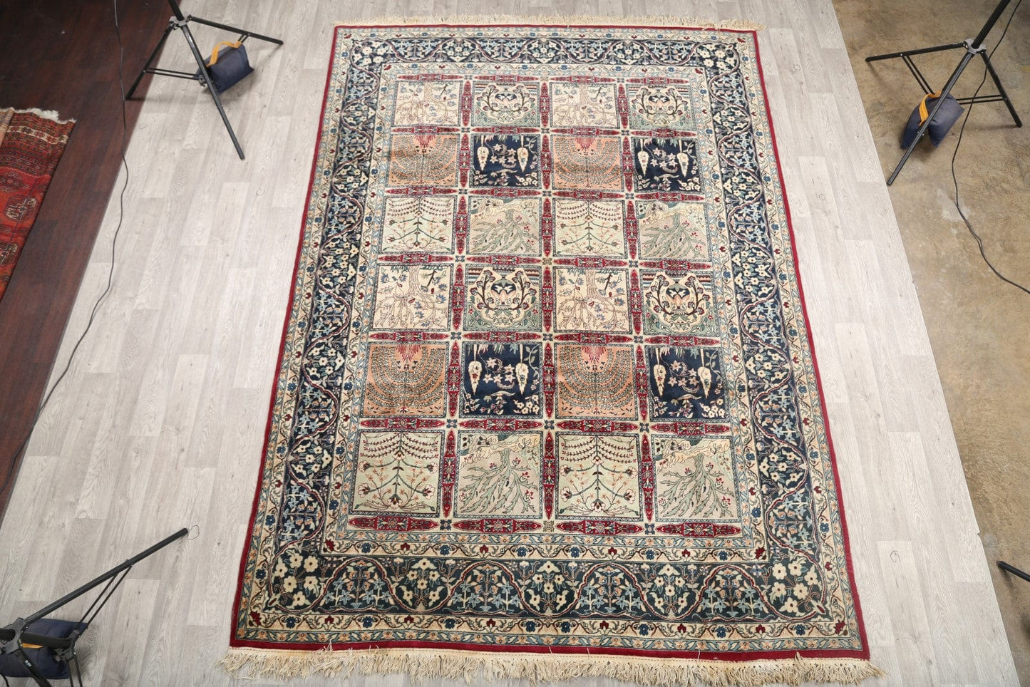 8x11 Kashan Persian Area Rug