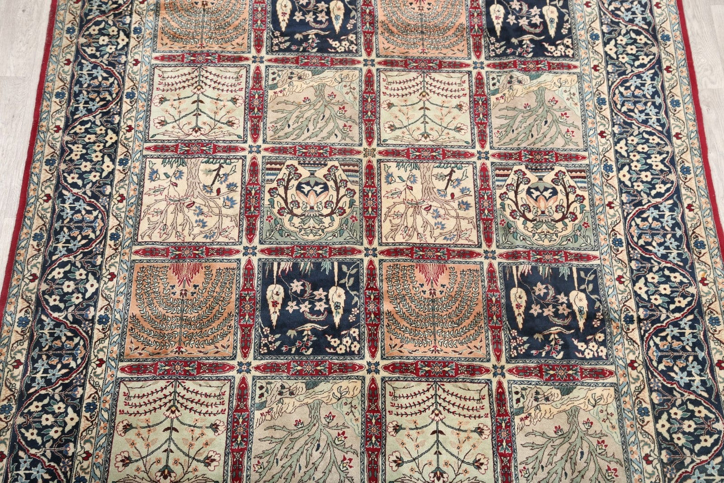 8x11 Kashan Persian Area Rug