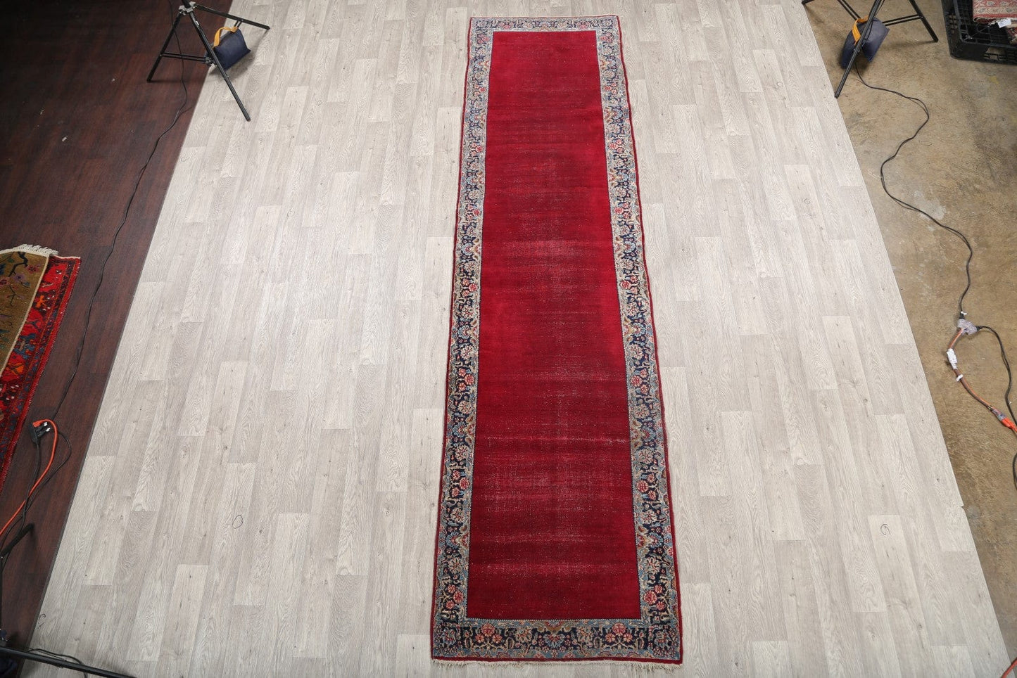 3x13 Kashan Persian Rug Runner