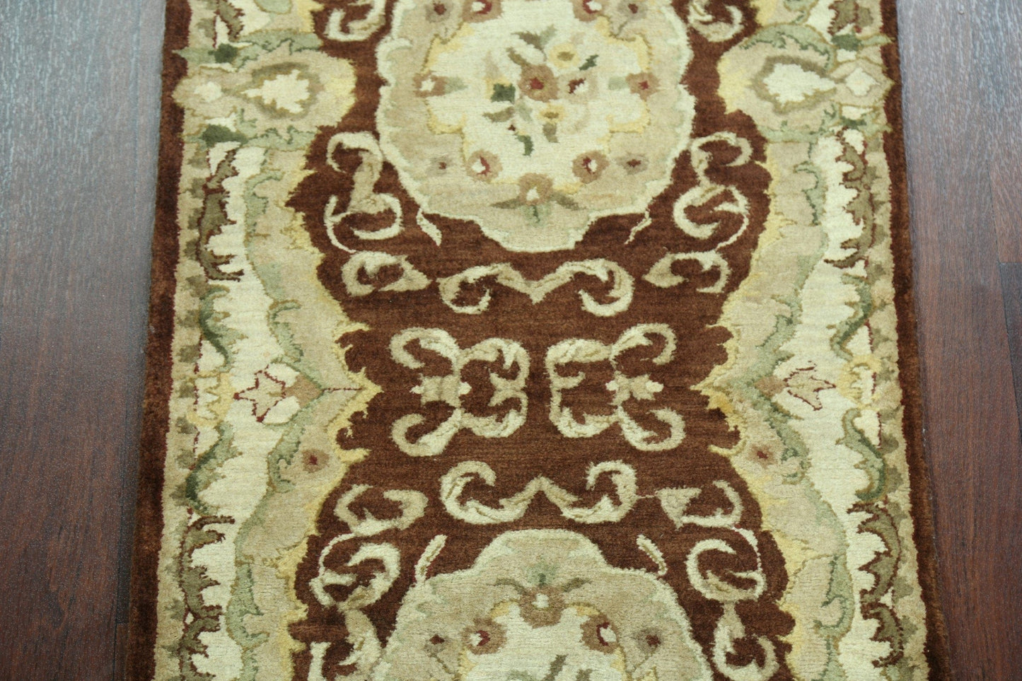 Floral Aubusson Runner Rug 3x9