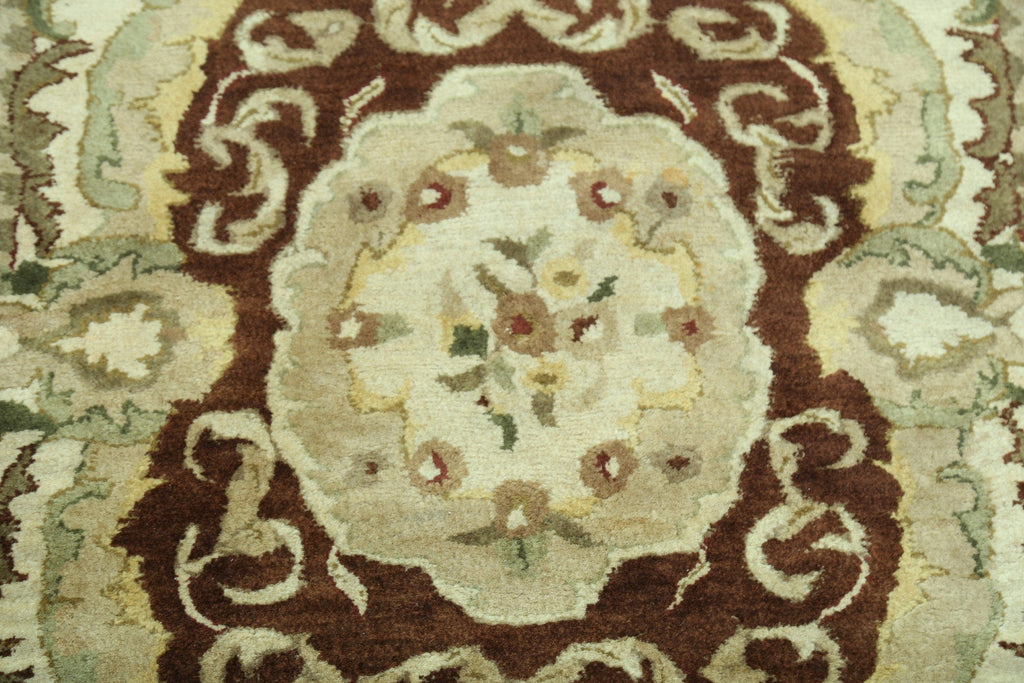 Floral Aubusson Runner Rug 3x9