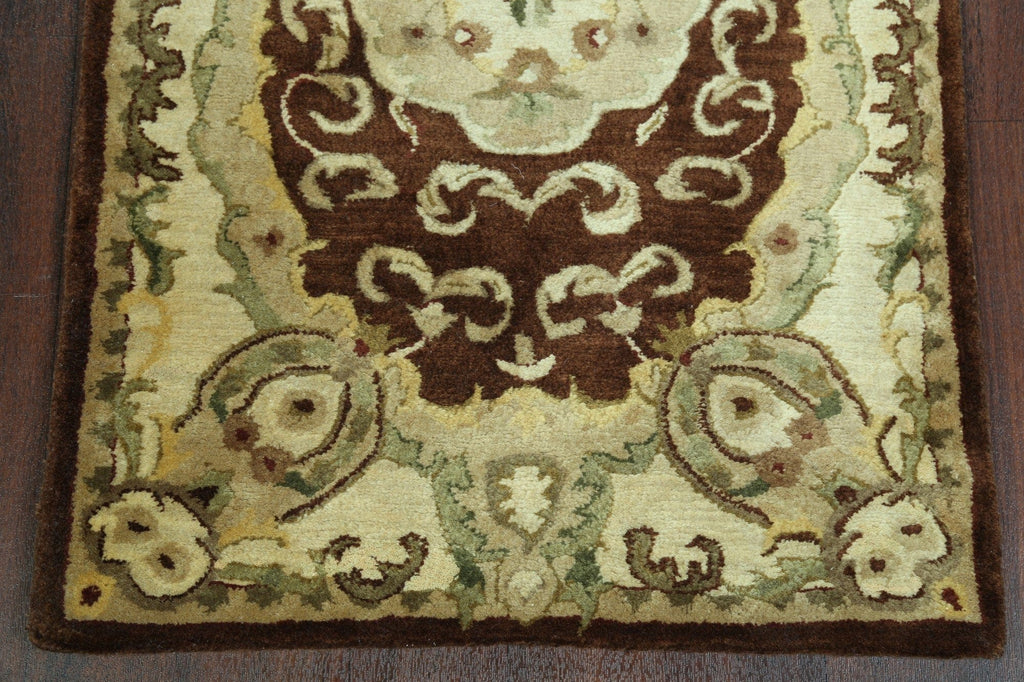 Floral Aubusson Runner Rug 3x9