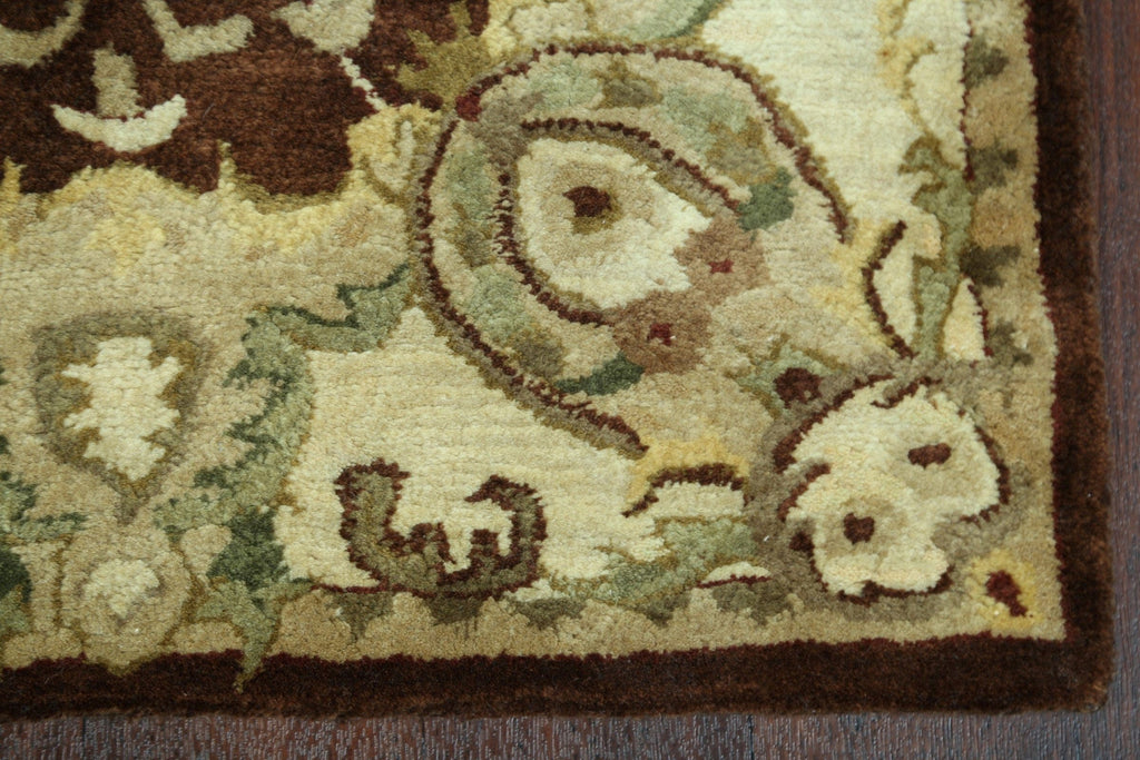 Floral Aubusson Runner Rug 3x9