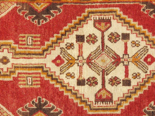 Vintage Anatolian Collection Rust Lamb's Wool Area Rug- 2' 7" X 5' 1"