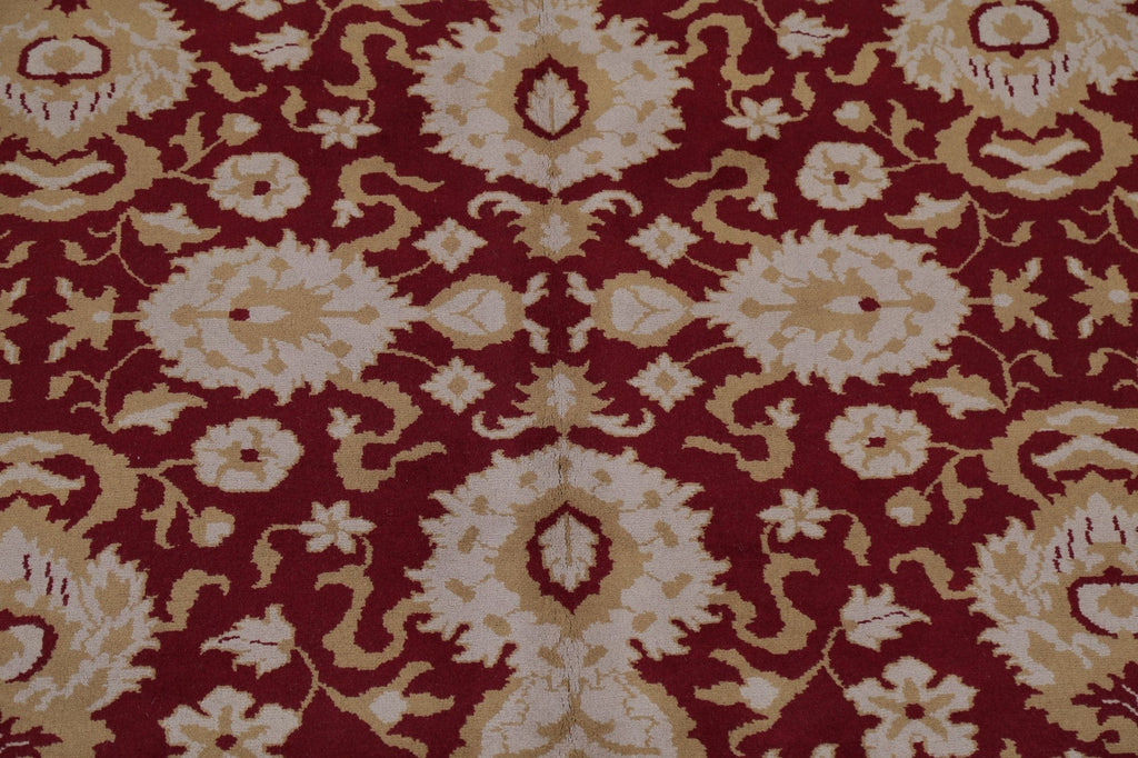 All-Over Red Floral Ziegler Oriental Area Rug 8x11