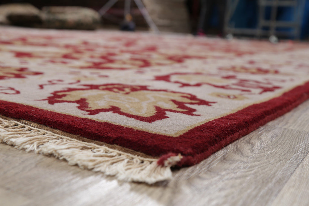 All-Over Red Floral Ziegler Oriental Area Rug 8x11