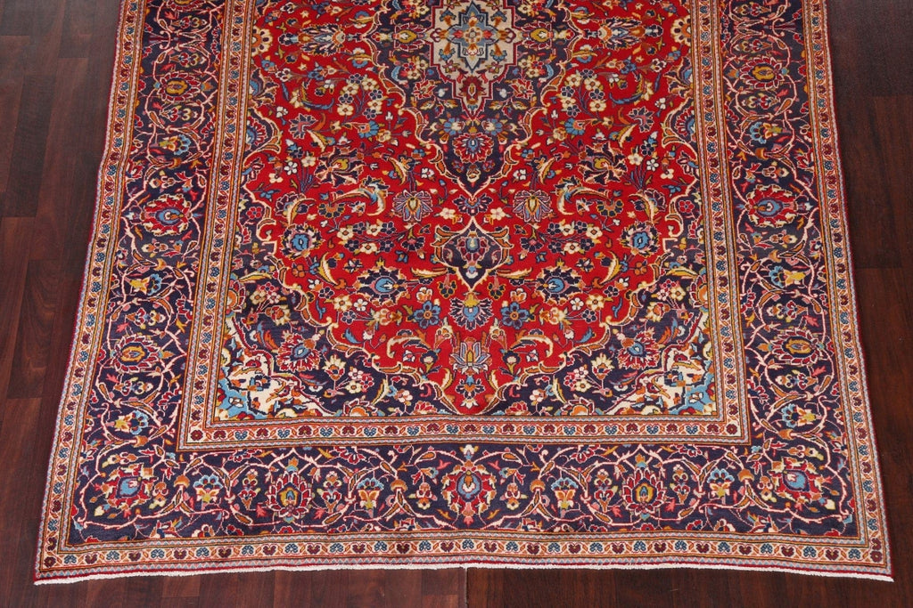 Traditional Red Kashan Persian Area Rug 6x10