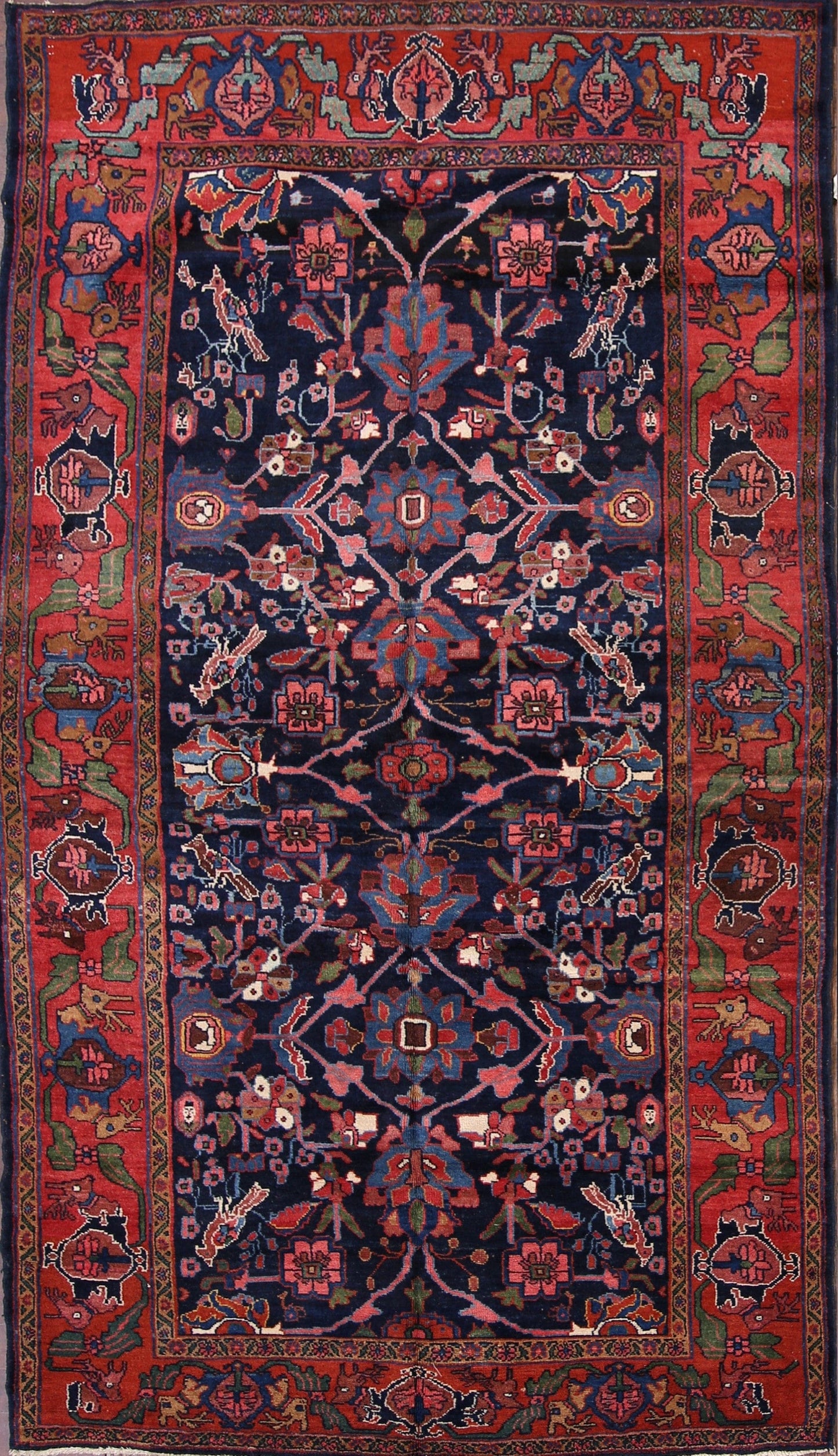 5x9 Sarouk Mahal Persian Area Rug