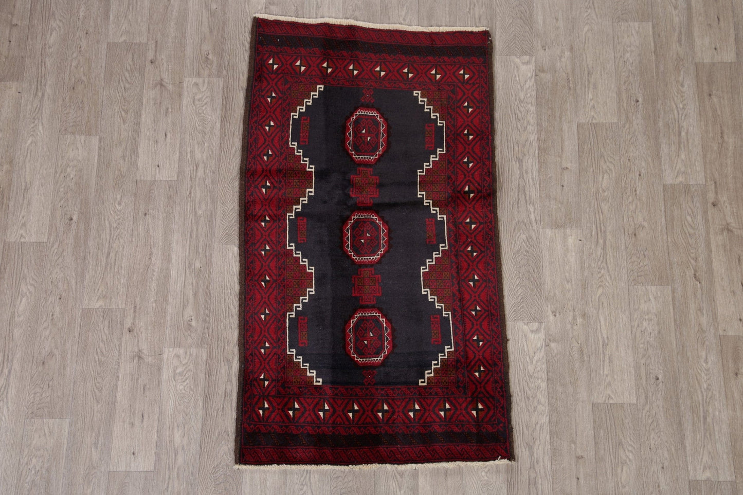 Geometric Balouch Oriental Area Rug 3x5