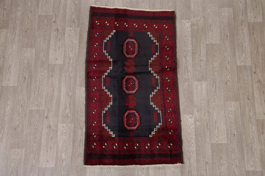 Geometric Balouch Oriental Area Rug 3x5