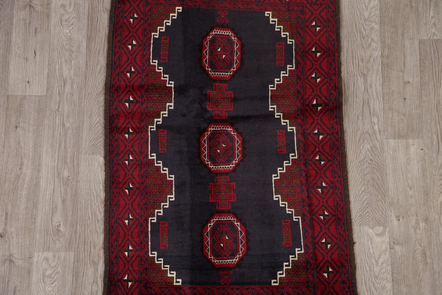 Geometric Balouch Oriental Area Rug 3x5