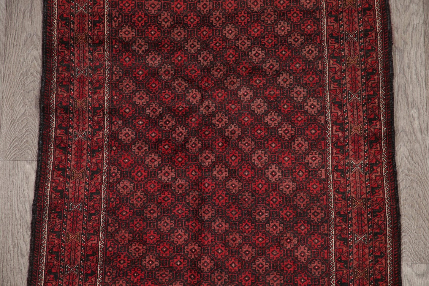 All-Over Geometric Balouch Oriental Area Rug 3x6