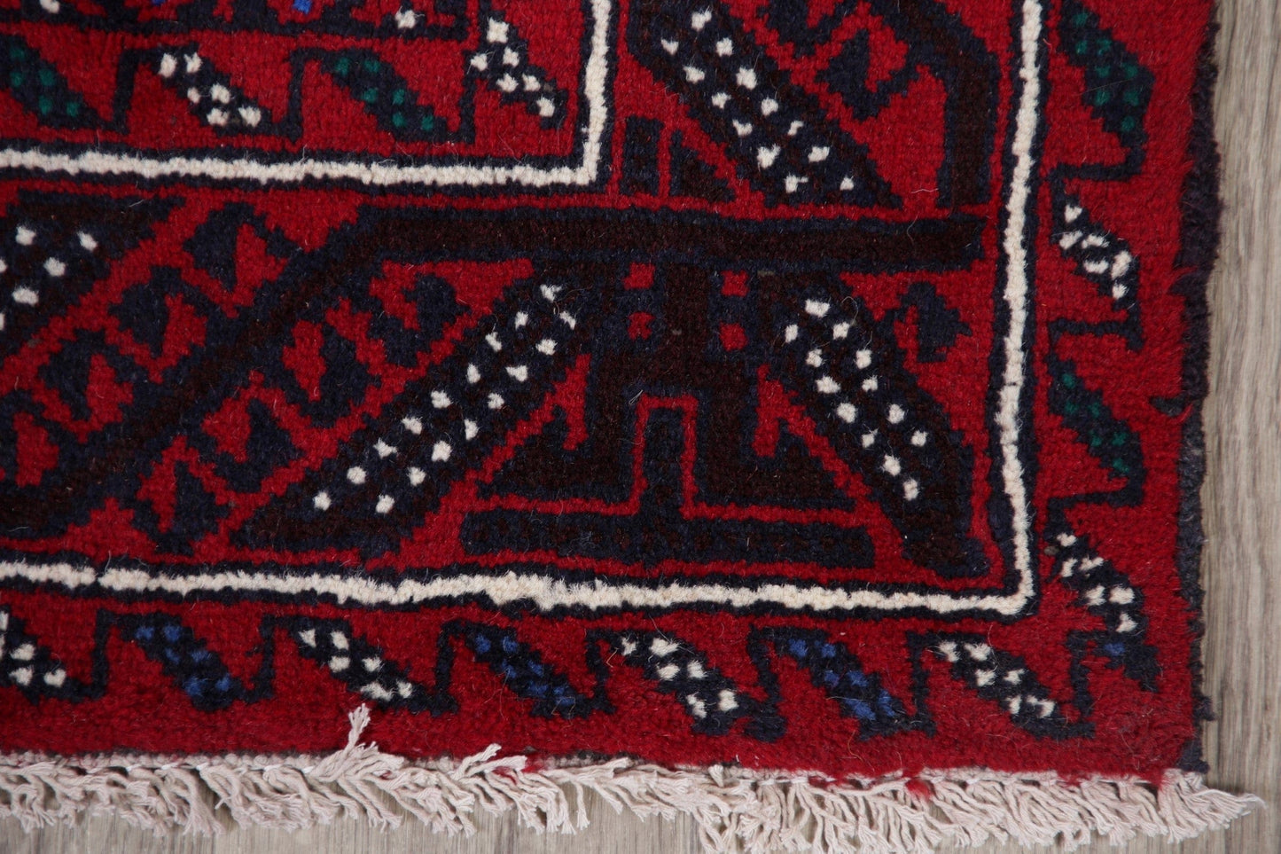 Geometric Balouch Afghan Oriental Area Rug 3x6