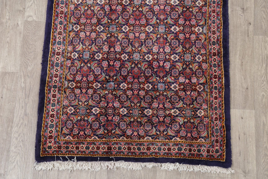 All-Over Vintage Tabriz Persian Area Rug 4x7