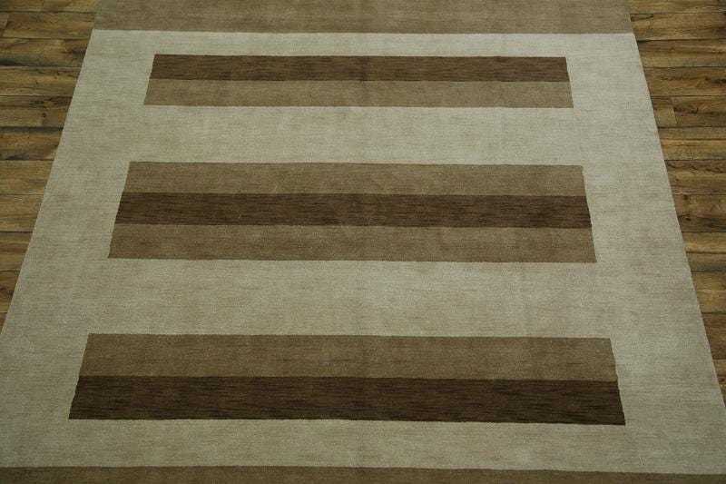 Striped Modern Gabbeh Oriental Area Rug 9x12