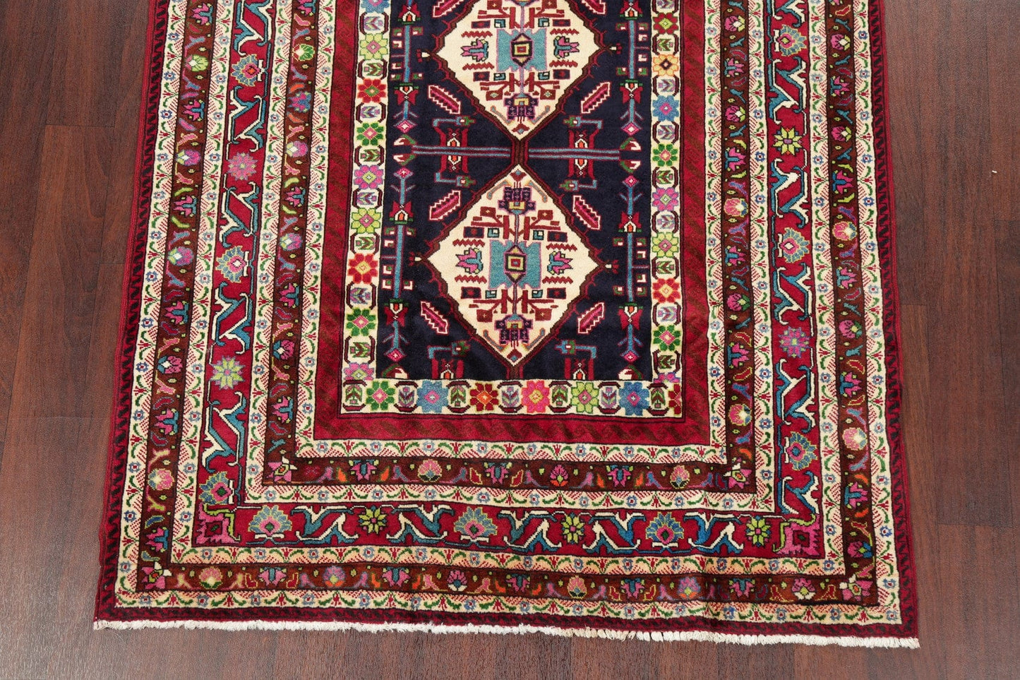 Geometric Ardebil Persian Area Rug 5x7