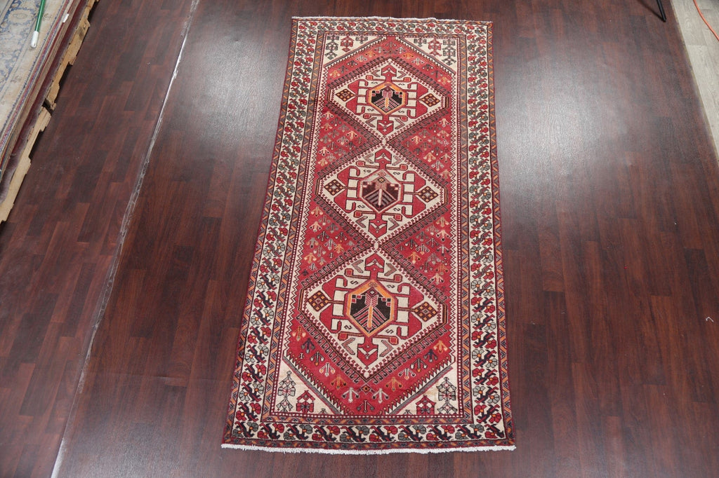 Geometric Bakhtiari Persian Area Rug 5x10