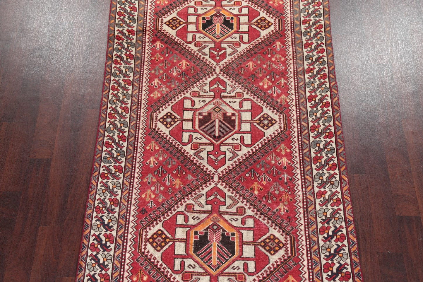 Geometric Bakhtiari Persian Area Rug 5x10