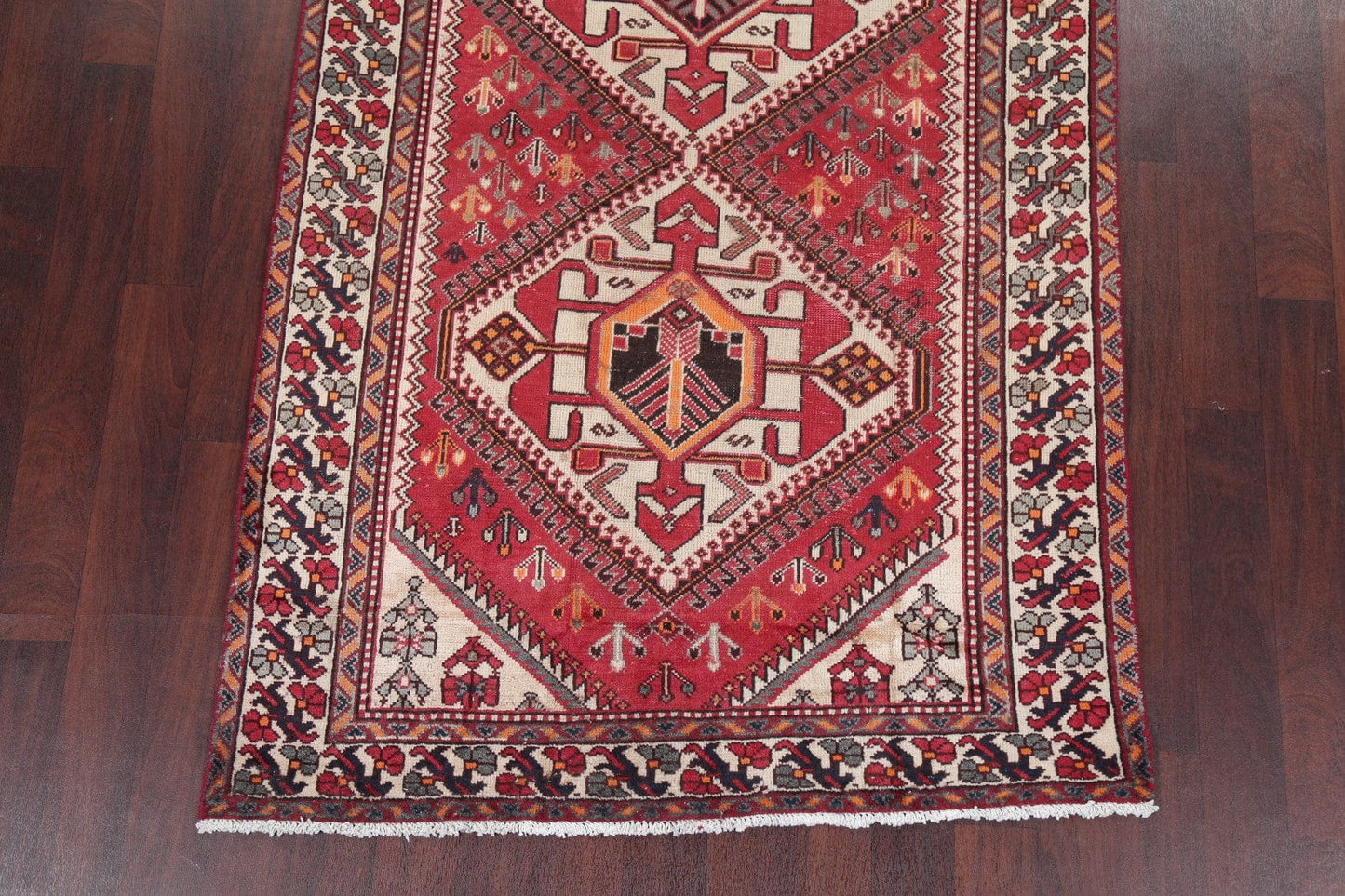 Geometric Bakhtiari Persian Area Rug 5x10