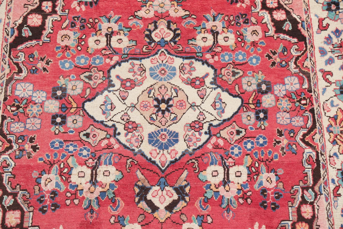 Vintage Floral Red Lilian Persian Area Rug 5x9