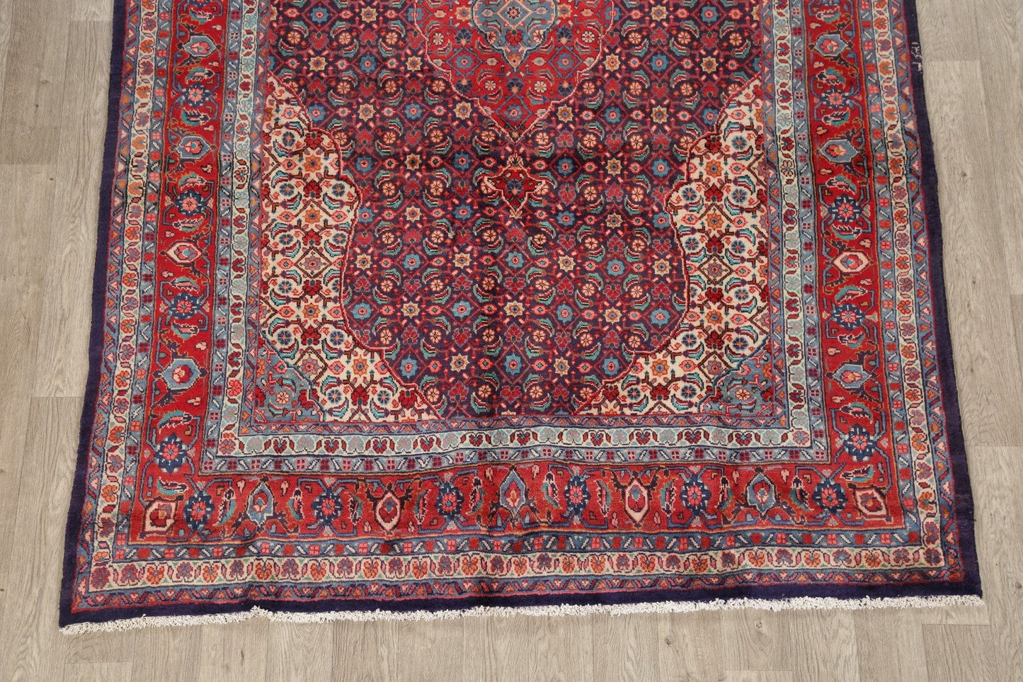 Geometric Mahal Persian Area Rug 7x10