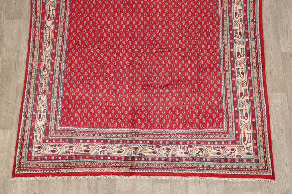 Boteh Botemir Persian Red Area Rug 7x10