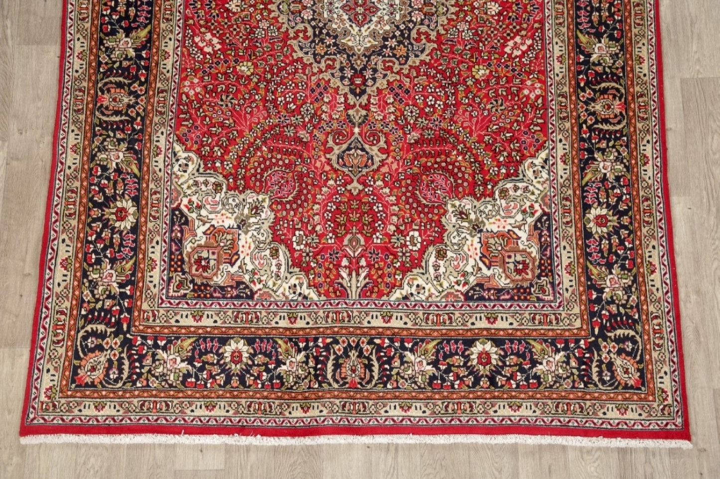 Floral Tabriz Red Persian Area Rug 6x10