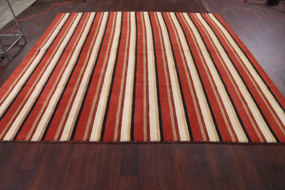 Modern Gabbeh Oriental Area Rug 9x10