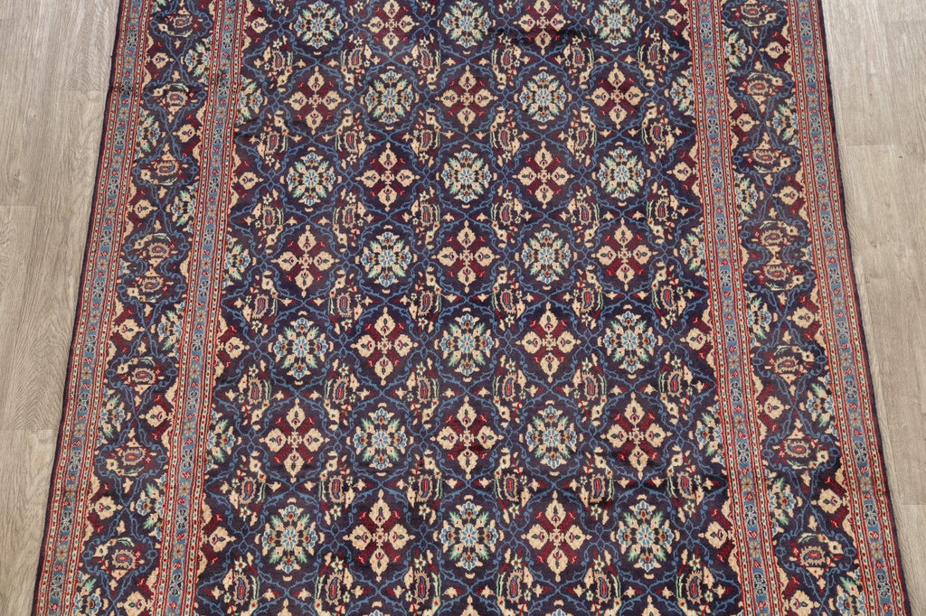 Vintage Geometric Mood Persian Area Rug 7x10