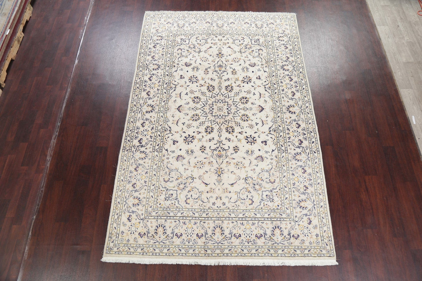 Traditional Floral Kashan Persian Area Rug 6x10