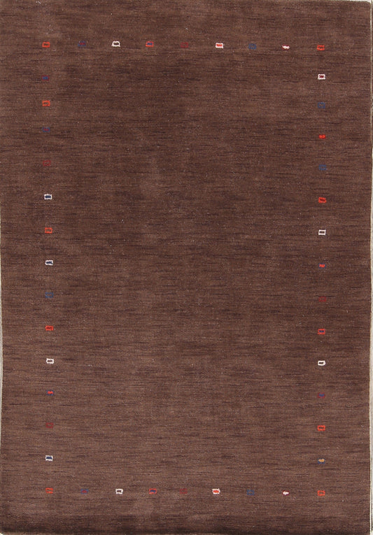 Modern 6x8 Gabbeh Indian Oriental Area Rug