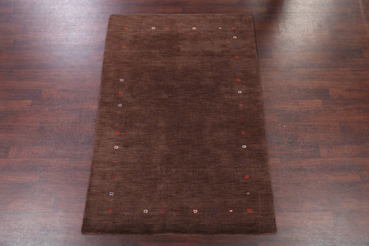 Modern 6x8 Gabbeh Indian Oriental Area Rug