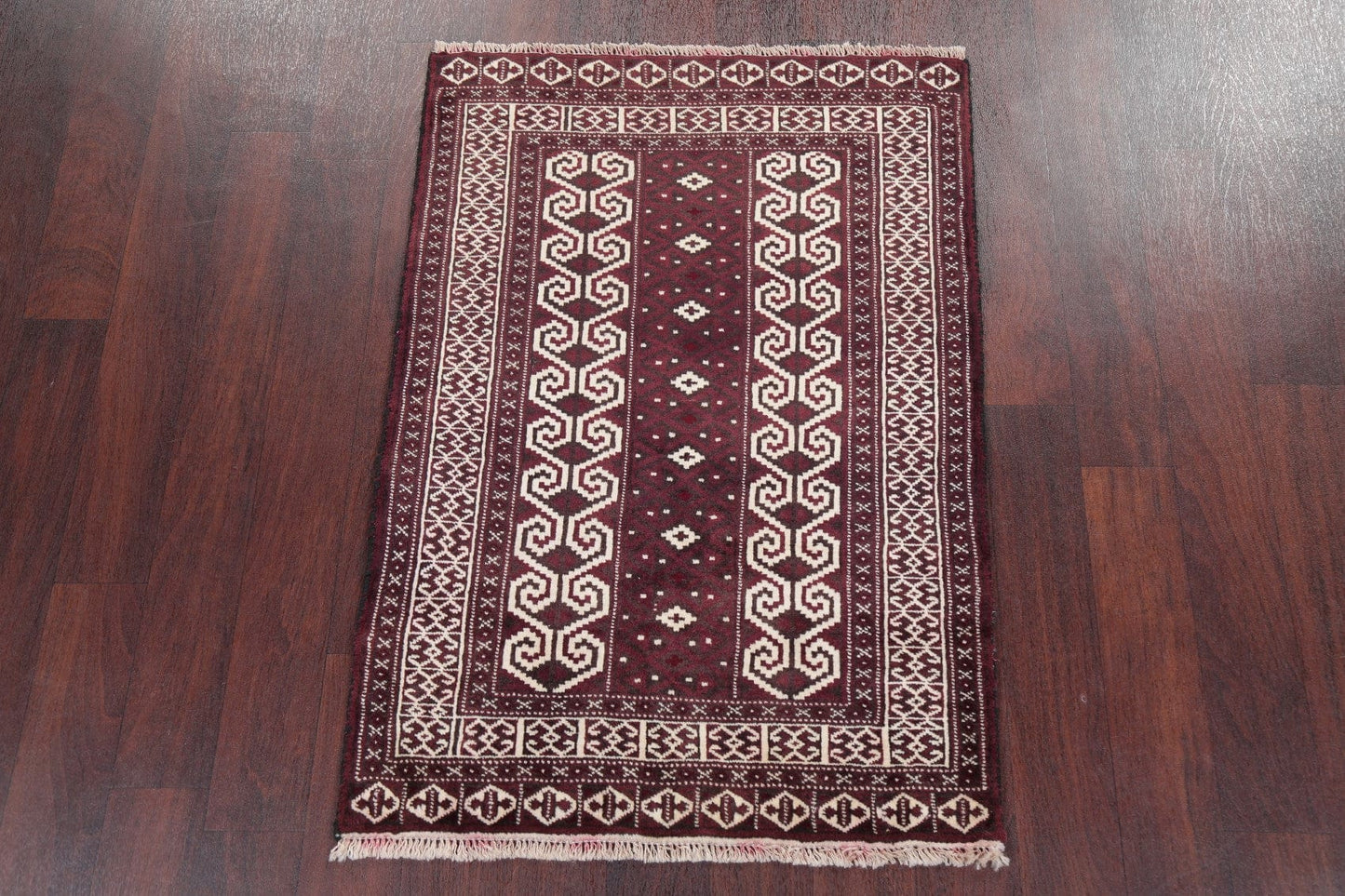 Geometric Balouch Oriental Area Rug 3x4