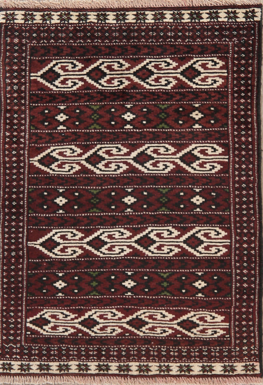 Geometric Balouch Oriental Area Rug 3x4