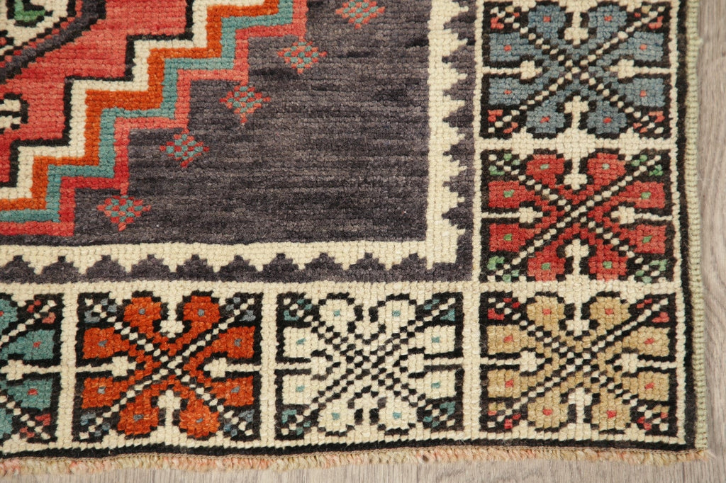 Geometric Red Anatolian Turkish Area Rug 3x4