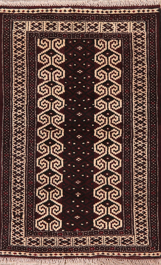 Geometric Balouch Oriental Area Rug 3x4