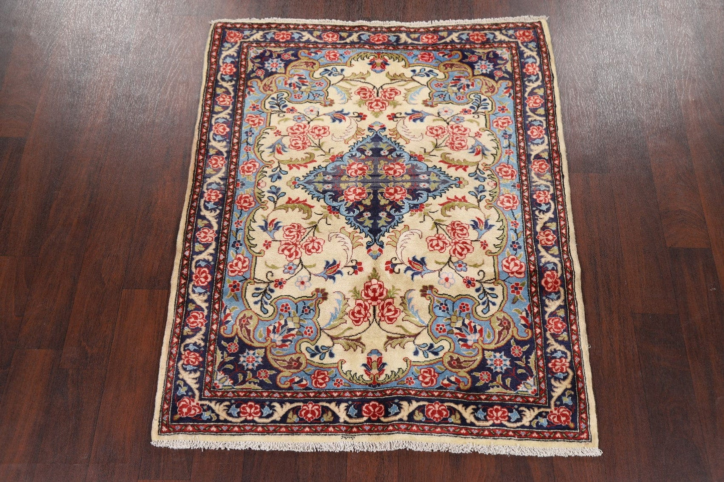 Floral Bidjar Persian Area Rug 4x5