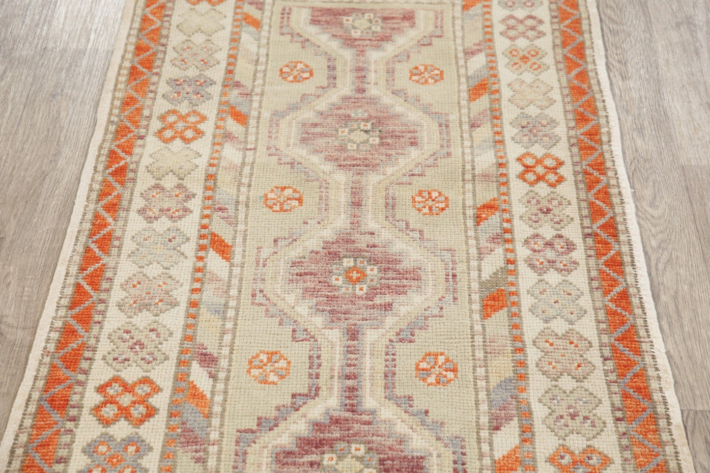 Geometric Anatolian Turkish Area Rug 3x5