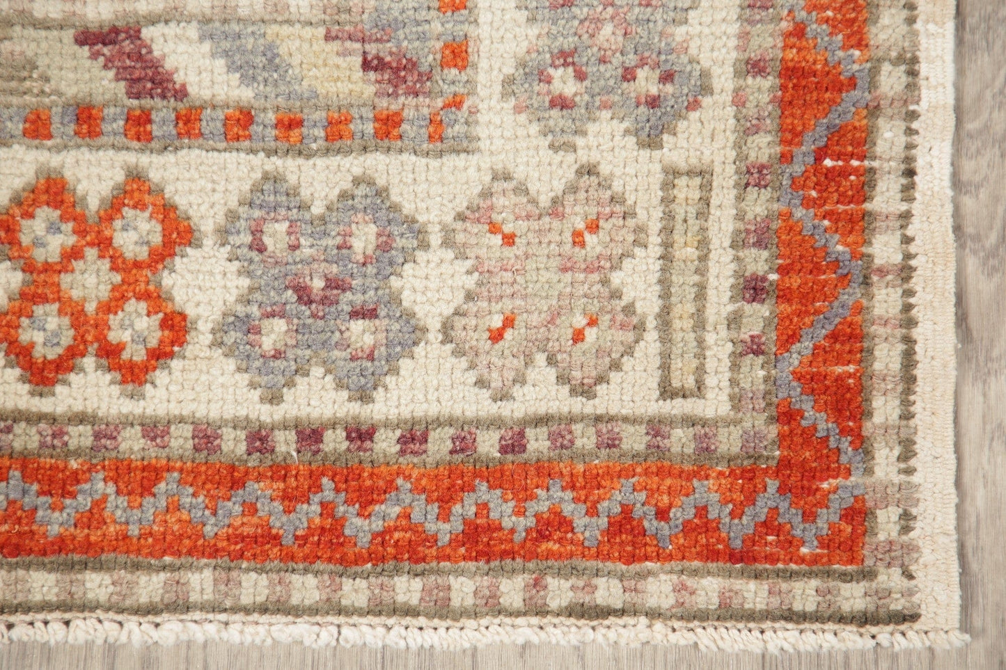 Geometric Anatolian Turkish Area Rug 3x5