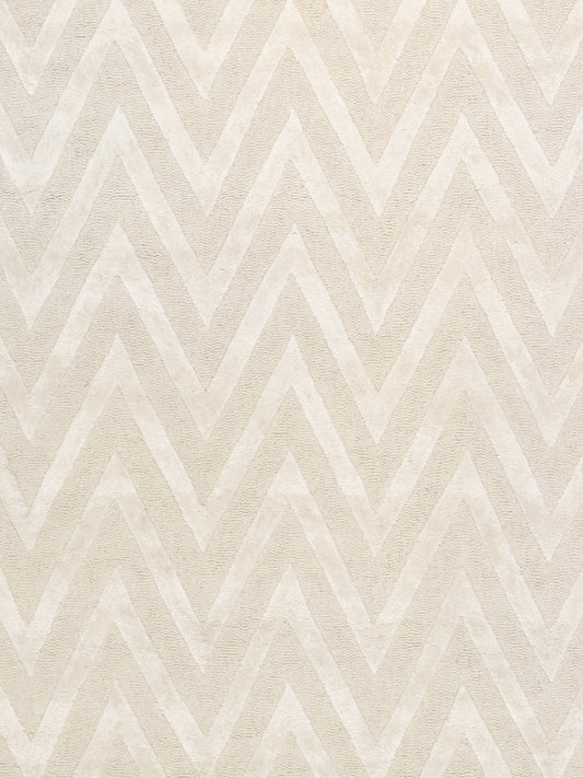 Pasargad Home Edgy Collection Hand-Tufted Bamboo Silk & Wool Area Rug,  8' 9" X 11' 9", Ivory