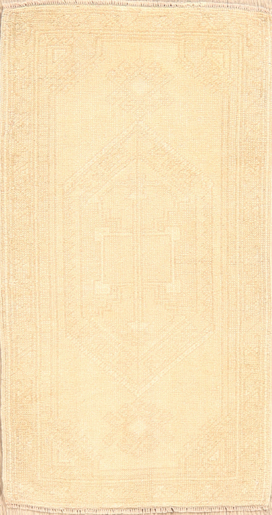 Geometric Oushak Turkish Area Rug 2x3