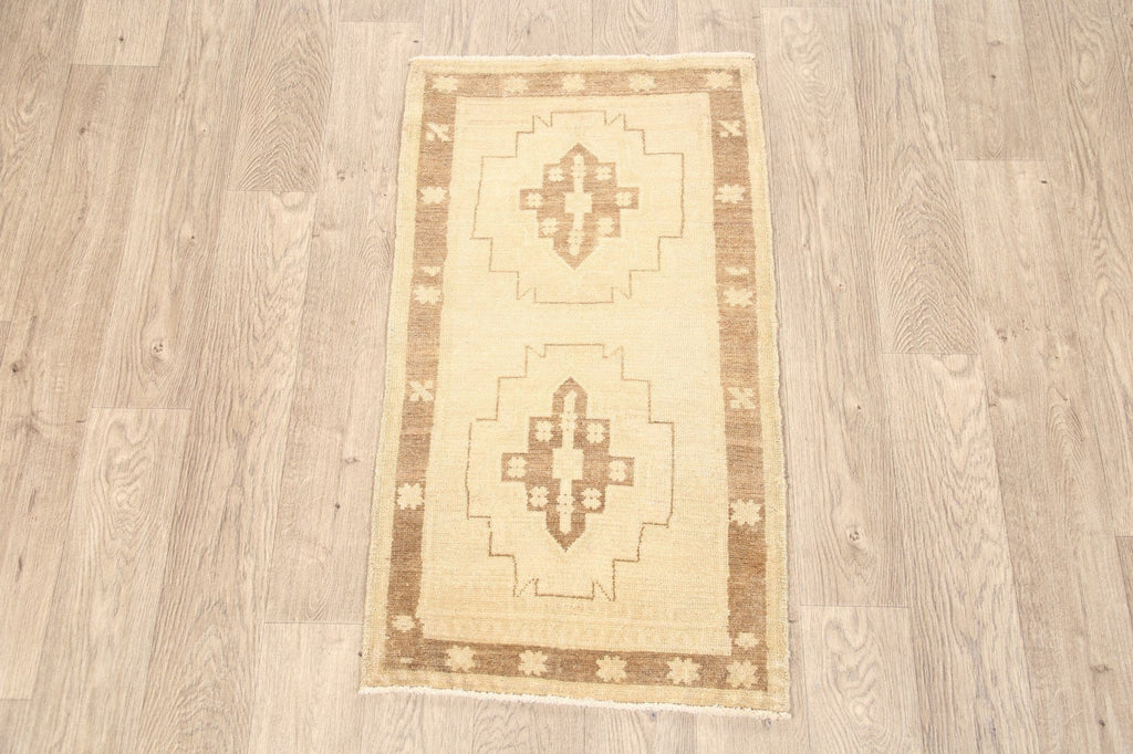 Geometric Anatolian Turkish Area Rug 2x3