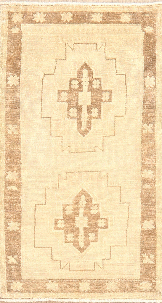 Geometric Anatolian Turkish Area Rug 2x3