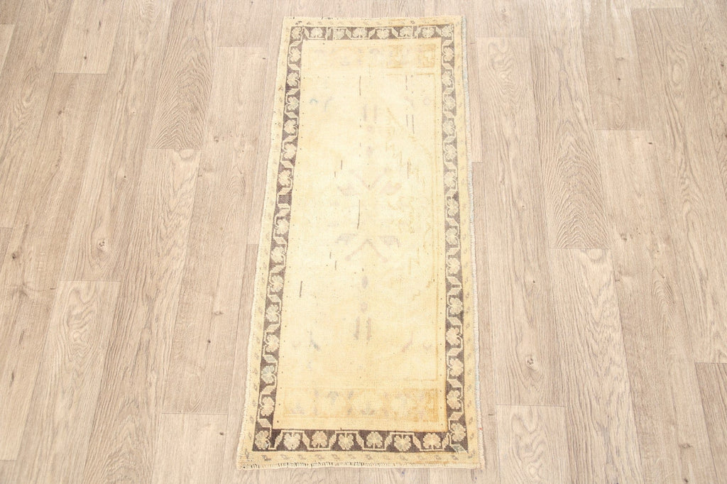 Geometric Anatolian Turkish Area Rug 2x4