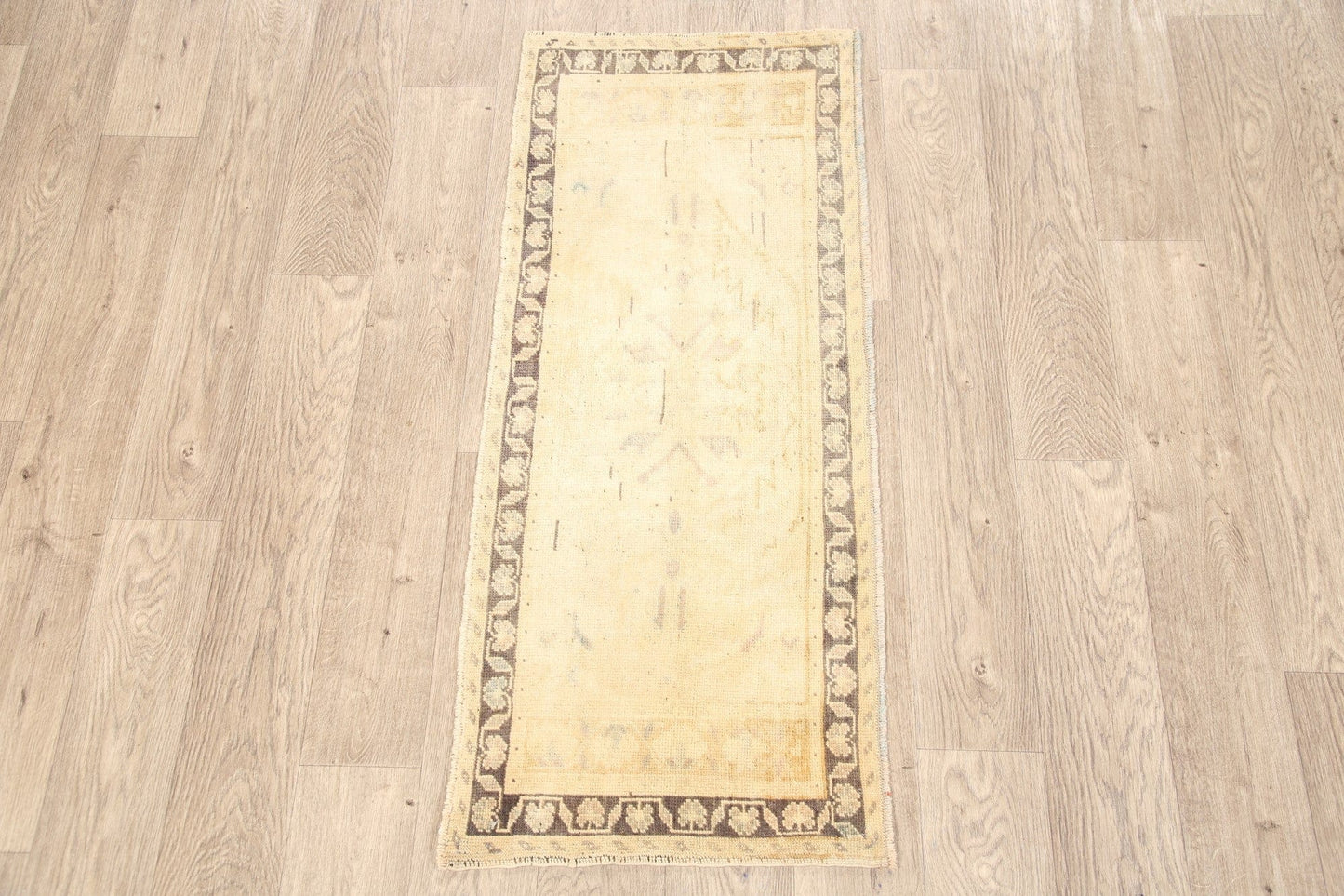 Geometric Anatolian Turkish Area Rug 2x4