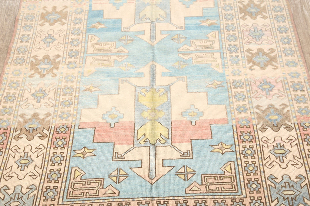 Geometric Anatolian Turkish Area Rug 5x7