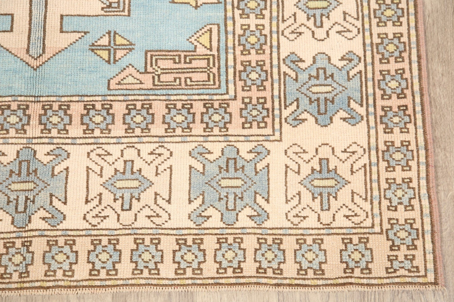 Geometric Anatolian Turkish Area Rug 5x7