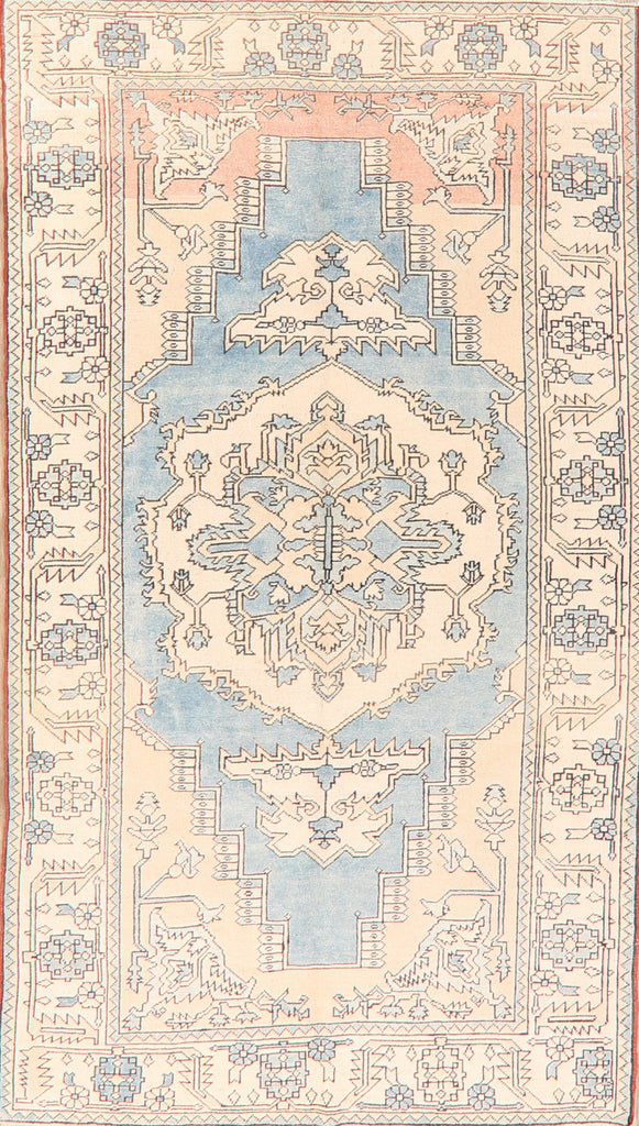 Geometric Anatolian Turkish Area Rug 5x9