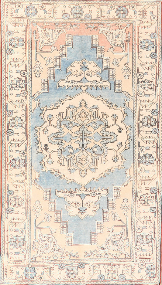 Geometric Anatolian Turkish Area Rug 5x9