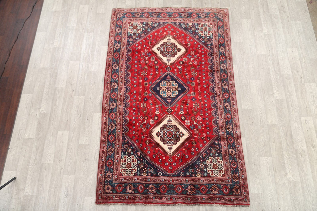 Abadeh Shiraz Persian Area Rug 6x9